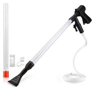 LL Products Gravel Vacuum for Aquarium - Fish Tank Gravel Cleaner- Aquarium Vacuum Cleaner -Aquarium Siphon (Button)