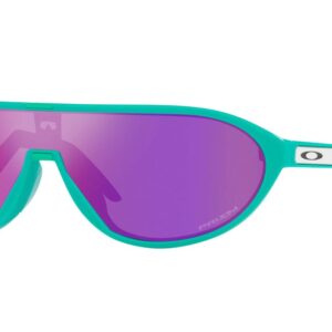 Oakley Men's OO9467 CMDN Rectangular Sunglasses, Celeste/Prizm Road, 33 mm