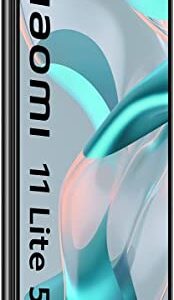 Xiaomi Mi 11 Lite NE 5G + 4G LTE Volte Global Unlocked GSM 64MP Triple Camera Worldwide GSM w/Fast Car Charger (Truffle Black, 128GB+8GB)