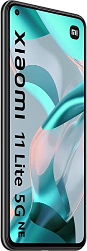 Xiaomi Mi 11 Lite NE 5G + 4G LTE Volte Global Unlocked GSM 64MP Triple Camera Worldwide GSM w/Fast Car Charger (Truffle Black, 128GB+8GB)