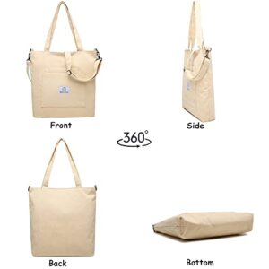 Makukke Corduroy Totes Bag Women - Shoulder Hobo Bag Handbags Crossbody Bag Big Capacity Shopping Purses