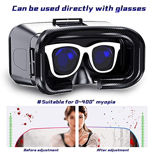 3D Augmented Reality Glasses-high Transmittance Virtual Reality Glasses That Realize The Max Giant Screen, Many Function Playstation VR Glasses, Widely Compatible with Virtual Reality Game Systems