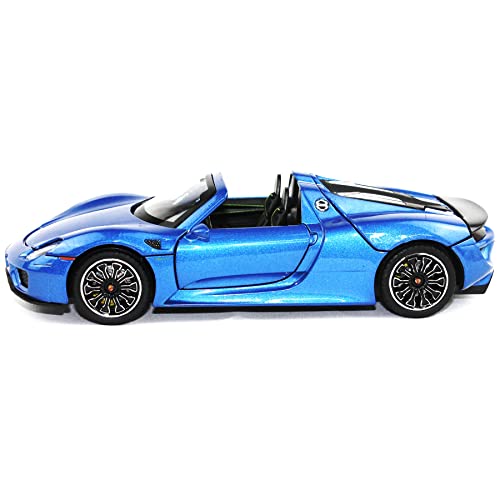 1:24 2010 Porsche 918 Spyder - Blue - Optimum Diecast - Motor City Classics