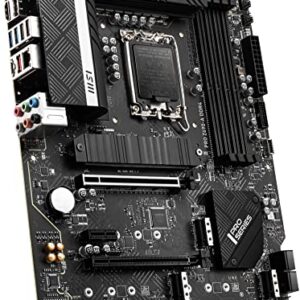 MSI PRO Z690-A DDR4 ProSeries Motherboard (ATX, 12th Gen Intel Core, LGA 1700 Socket, DDR4, PCIe 4, CFX, M.2 Slots)