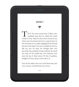 barnes & noble barnes and noble nook glowlight 4 ereader 6 32gb bnrv1100 (renewed) black