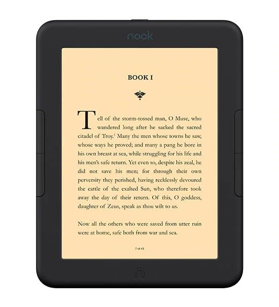 Barnes & Noble Barnes and Noble Nook Glowlight 4 eReader 6 32GB BNRV1100 (Renewed) Black