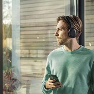 PHILIPS Active Noise Cancelling Headphones Wireless Bluetooth H6506 Flat Folding Lightweight Over Ear Wireless Headphones w/Multipoint Bluetooth Connection 30h Playtime with Deep Bass for Home/Office