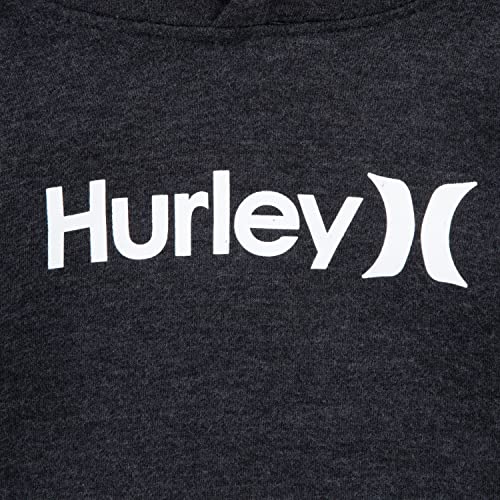 Hurley Boy's One and Only Pullover Hoodie (Little Kids) Black 7 Little Kids