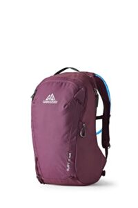 gregory mountain products swift 16 h2o hydration backpack, amethyst purple, one size