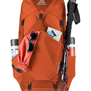 Gregory Mountain Products Paragon 58 Backpacking Backpack, Ferrous Orange, Small/Medium