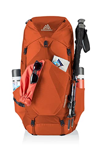 Gregory Mountain Products Paragon 58 Backpacking Backpack, Ferrous Orange, Small/Medium