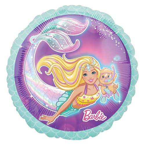 Mermaid Party Balloon Decorations - Set Of 5 Balloons For A Unicorn Princess Mermaid Theme Happy Birthday Decoration Bouquet Centerpiece Or Backdrop Banner