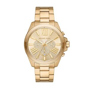 Michael Kors Men's Wren Chronograph Gold-Tone Stainless Steel Watch (Model:MK8928)