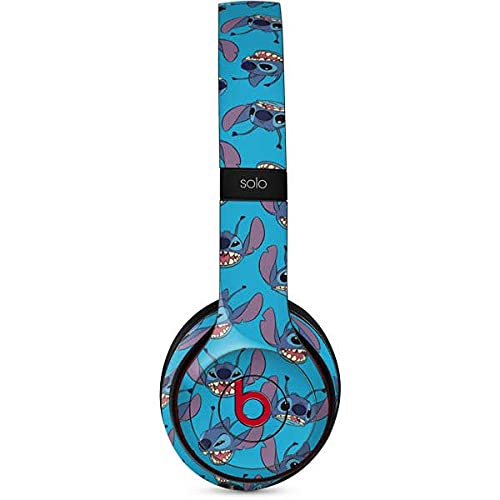 Skinit Decal Audio Skin Compatible with Beats Solo 3 Wireless - Officially Licensed Disney Stitch Expression Pattern Design