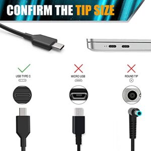 Chromebook Charger Universal 45W 65W USB C Laptop Charger fit Hp Lenovo Dell Samsung Asus Acer Google Chromebook Charger Replacemen Fast Charging Type C Travel Laptop Power Adapter