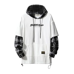 gurunvani japan style patchwork hoodies men characters streetwear hoodie men sweatshirt medium