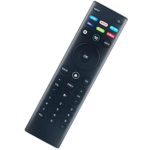 XRT140L Replacement Remote Control Applicable for Vizio Smart TV D24h-J09 D24f-J09 D32h-J09 D32f-J04 D40f-J09 D43f-J04 D24f4-J01 D32f4-J01 OLED55-H1 OLED65-H1 P65QX-H1 P75QX-H1 P85QX-H1