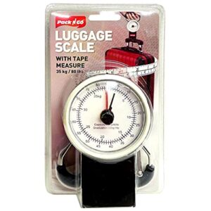 35kg 80lb Travel Luggage Scale Suitcase Fishing Compact Weighing 1M Tape Measure