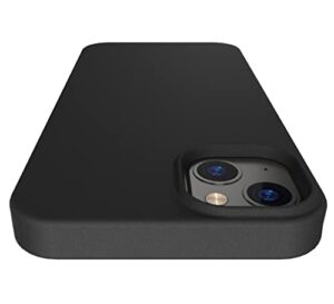 moduro minimalist case for iphone 13 mini, ultra thin [1.5mm] slim fit flexible soft tpu case (black)