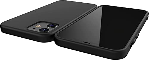 Moduro Minimalist Case for iPhone 13 Mini, Ultra Thin [1.5mm] Slim Fit Flexible Soft TPU Case (Black)