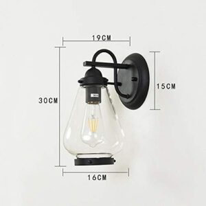 ZHANGYUEFEIFZ Wall Light Lamp Rainproof External Sconce Lantern E27 Outdoor Lighting