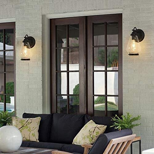 ZHANGYUEFEIFZ Wall Light Lamp Rainproof External Sconce Lantern E27 Outdoor Lighting