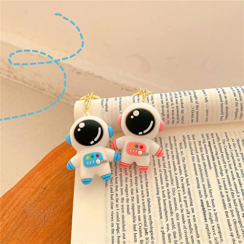 DIWANG LAN Apple AirTag Protective Case Anti-Lost Keychain Accessories Cute Fashion Protective CaseAirTag case Cartoon Anime Spaceman Skin (Pink Astronaut)