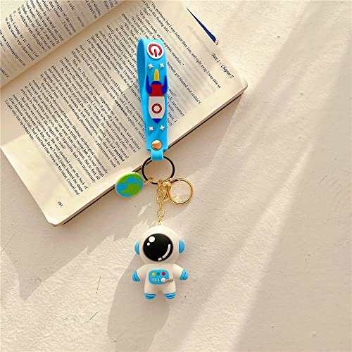 DIWANG LAN Apple AirTag Protective Case Anti-Lost Keychain Accessories Cute Fashion Protective CaseAirTag case Cartoon Anime Spaceman Skin (Pink Astronaut)