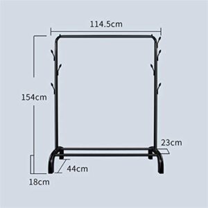 liushop Coat Rack Floor Coat Rack Indoor Single Pole Clothes Shelf Balcony Clothes Pole Outdoor Drying Rack Portable Coat Rack