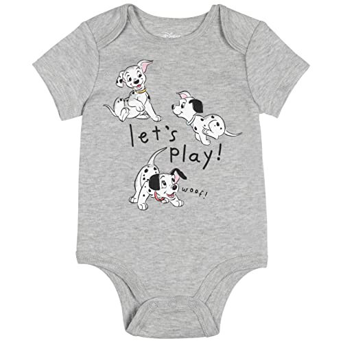 Disney Classics 101 Dalmatians Dumbo Peter Pan Pinocchio Baby Boys 5 Pack Bodysuit 3-6 Months