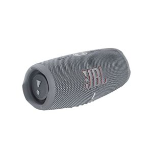 jbl charge 5 - portable bluetooth speaker with ip67 waterproof and usb charge out - gray (renewed)