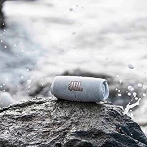 JBL CHARGE 5 - Portable Bluetooth Speaker with IP67 Waterproof and USB Charge out - Gray (Renewed)