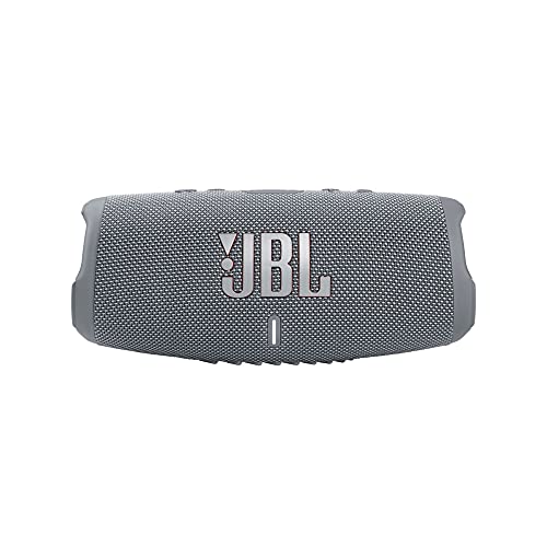 JBL CHARGE 5 - Portable Bluetooth Speaker with IP67 Waterproof and USB Charge out - Gray (Renewed)