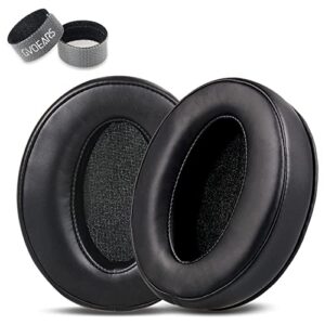 replacement heaphone ear pads cushions for sennheiser hd4.50bt hd4.50btnc hd4.40bt,headset earpads for sennheiser with durable leather and comfortable sponge-black color