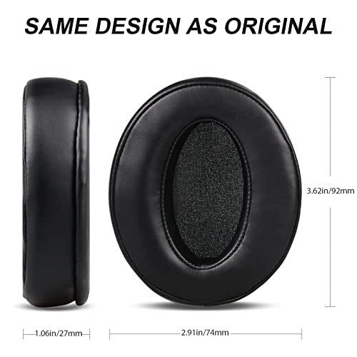 Replacement Heaphone Ear Pads Cushions for Sennheiser HD4.50BT HD4.50BTNC HD4.40BT,Headset Earpads for Sennheiser with Durable Leather and Comfortable Sponge-Black Color