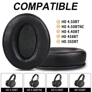 Replacement Heaphone Ear Pads Cushions for Sennheiser HD4.50BT HD4.50BTNC HD4.40BT,Headset Earpads for Sennheiser with Durable Leather and Comfortable Sponge-Black Color