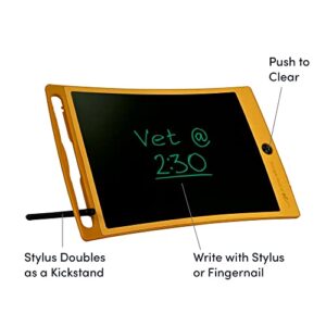 Boogie Board Jot Reusable Writing Tablet for Adults, 8.5" Digital Notebook with Instant Erase, Digital Notepad with Magnets, Note Taking Tablet for Work or School, Gold