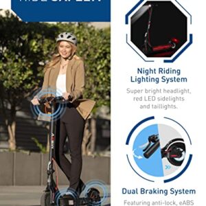 Hiboy KS4 Pro Electric Scooter with 500W Motor, 19 MPH 25 Miles Range, 8"-10" Tires Electric Scooter Adults, Portable Folding Commuting E-Scooter with Double Braking System and Hiboy App