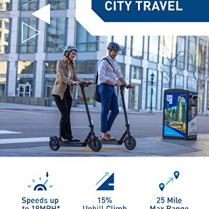 Hiboy KS4 Pro Electric Scooter with 500W Motor, 19 MPH 25 Miles Range, 8"-10" Tires Electric Scooter Adults, Portable Folding Commuting E-Scooter with Double Braking System and Hiboy App