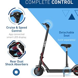 Hiboy KS4 Pro Electric Scooter with 500W Motor, 19 MPH 25 Miles Range, 8"-10" Tires Electric Scooter Adults, Portable Folding Commuting E-Scooter with Double Braking System and Hiboy App
