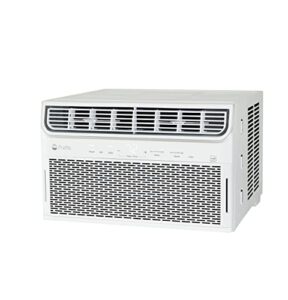 ge profile inverter window air conditioner 12,000 btu, wifi enabled, ultra quiet, energy efficient for large rooms, easy installation with included kit, 12k window ac unit, energy star, white