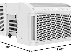 GE Profile ClearView Window Air Conditioner 8,300 BTU, WiFi Enabled, Ultra Quiet for Medium Rooms, Full Window View with Easy Installation, Energy-Efficient Cooling, 8K Window AC Unit, White