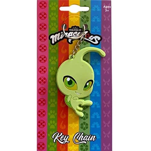 ZAG STORE - Miraculous Ladybug - Keychain Wayzz, Green, 80mm