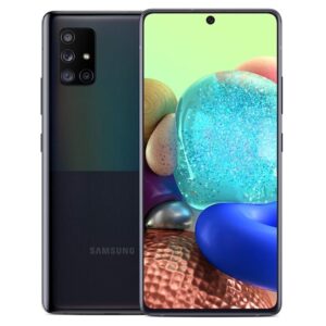 Samsung Galaxy A71 5G (128GB, 6GB) 6.7" AMOLED+, Snapdragon 765G, 4500mAh Battery, Global 5G Volte GSM AT&T Unlocked (T-Mobile, Metro, Straight Talk) A716U (Black) (Renewed)