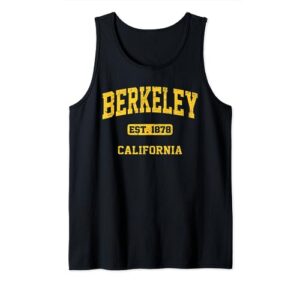 berkeley california ca vintage state athletic style tank top