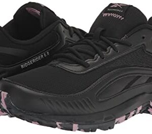 Reebok Women's Ridgerider 6.0 Hiking Shoe, Black/Pure Grey/Infused Lilac, 10