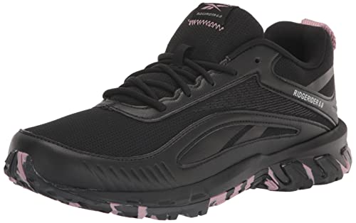 Reebok Women's Ridgerider 6.0 Hiking Shoe, Black/Pure Grey/Infused Lilac, 10