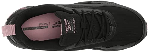 Reebok Women's Ridgerider 6.0 Hiking Shoe, Black/Pure Grey/Infused Lilac, 10