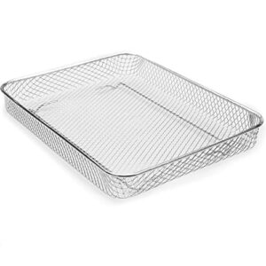 nuwave air fry basket for the nuwave bravo xl, air fryer toaster oven basket accessories for french fry and frozen food