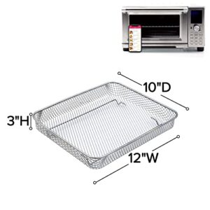 Nuwave Air Fry Basket for the NuWave Bravo XL, Air Fryer Toaster Oven Basket Accessories for French Fry and Frozen Food